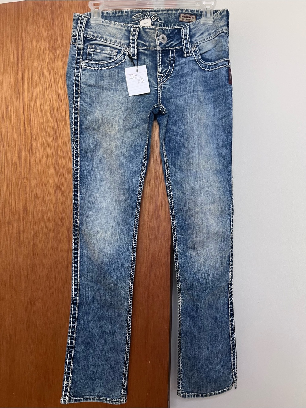 Silver Jeans Light Blue Straight Leg Women's Jeans